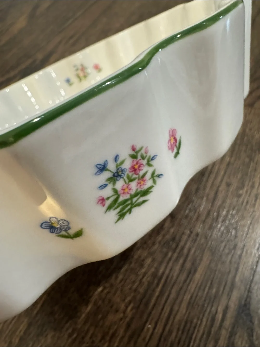 Vintage Petite Fleur by Andrea Sadek Quiche Tart Pan Oven To Table Cookware